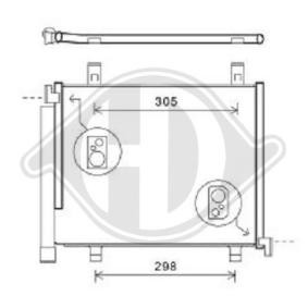 Klimakondensator DCC1863 für SEAT