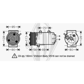 Comprar Compresor, aire acondicionado de DIEDERICHS DCK1266 a bajo precio de 415,77 €