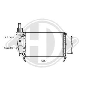 Achetez des Radiateur du moteur DIEDERICHS DCM1918 à prix pour 51,55 €