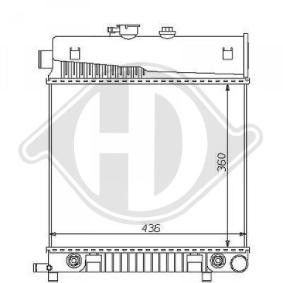Kühler, Motorkühlung DCM2345 für MERCEDES-BENZ