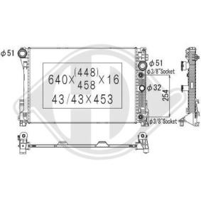 Kühler, Motorkühlung DCM2430 für MERCEDES-BENZ