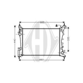 Acquista Radiatore motore da DIEDERICHS DCM2710 a buon mercato per soli 105,64 €