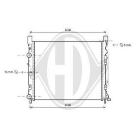 Kühler, Motorkühlung DCM2959 für MERCEDES-BENZ