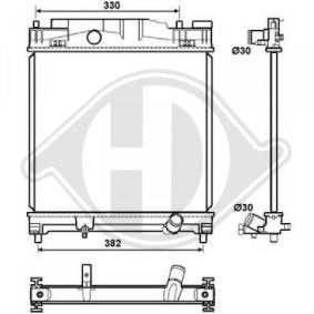 Kühler, Motorkühlung DCM3329