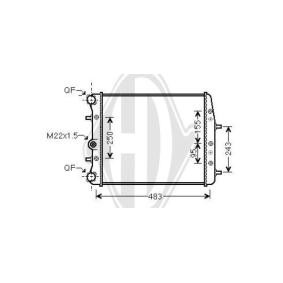 Achetez des Radiateur du moteur DIEDERICHS DCM3562 à prix pour 88,40 €