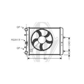 Achetez des Radiateur du moteur DIEDERICHS DCM3567 à prix pour 198,49 €