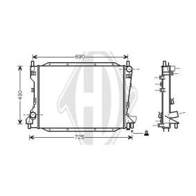 Acquista Radiatore motore da DIEDERICHS DCM3570 a buon mercato per soli 144,23 €