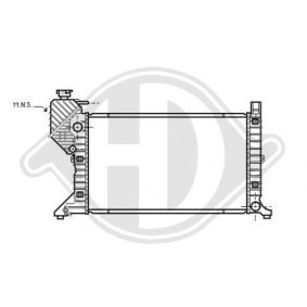 Kühler, Motorkühlung DCM3826 für MERCEDES-BENZ
