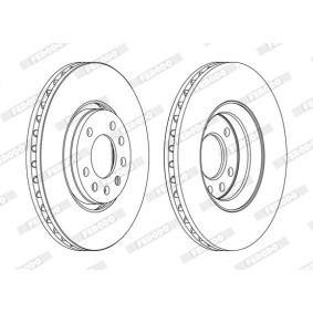 Comprar Disco de freno de FERODO DDF1215C a bajo precio de 79,66 €