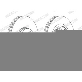 Bremsscheibe DDF1266C von FERODO günstig für 51,19 € online kaufen