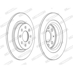 Bremsscheibe DDF1299C von FERODO günstig für 34,85 € online kaufen