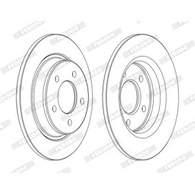 Bremsscheibe DDF1546C von FERODO günstig für 26,44 € online kaufen