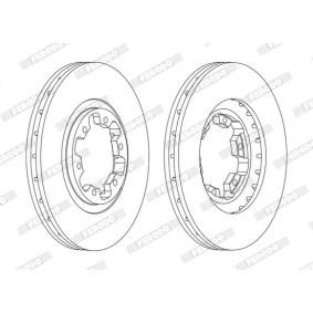 Acquista Disco freno da FERODO DDF1626C a buon mercato per soli 65,42 €