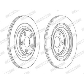 Bremsscheibe DDF1703C von FERODO günstig für 52,42 € online kaufen