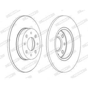 Bremsscheibe DDF1741C