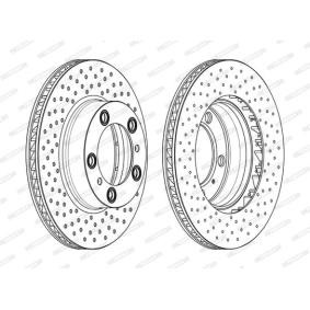 Bremsscheibe für PORSCHE von FERODO