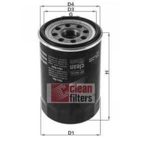 Comprar Filtro de aceite de CLEAN FILTER DF 864/A a bajo precio de 12,51 €