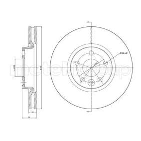 Bremsscheibe DF1005 für MONDEO II Stufenheck (BFP) für 197,89 CHF
