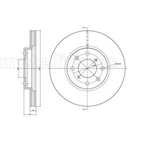 Bremsscheibe DF1062 für SUZUKI