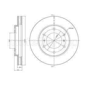 Acquista Disco freno da TRUSTING DF1244 a buon mercato per soli 115,14 €