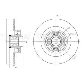 Bremsscheibe DF1271A für Scénic I (JA0/1_, FA0_) für 337,99 CHF