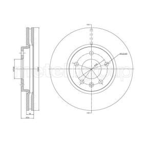 Bremsscheibe DF1341 für CHEVROLET