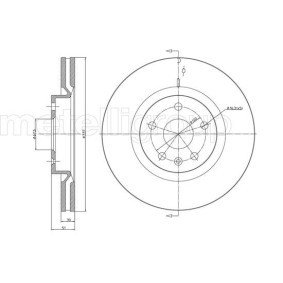 Bremsscheibe DF1376 für SAAB