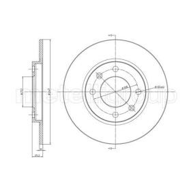 Bremsscheibe DF175 für 206 Schrägheck (2A/C) für 131,96 CHF