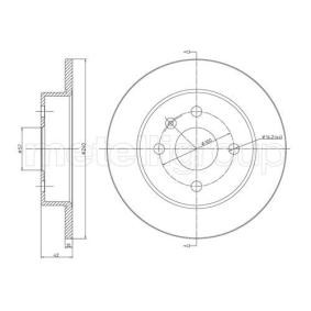 Bremsscheibe DF225 für VAUXHALL