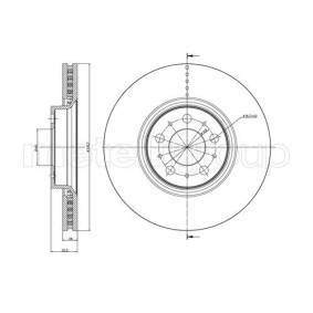 Bremsscheibe DF548 für S60 II (134) für 57,36 CHF