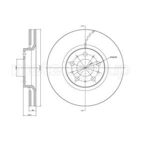 Bremsscheibe DF554 für VOLVO