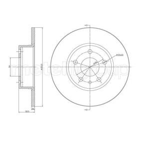 Bremsscheibe DF648 für THEMA (LX) für 128,06 CHF