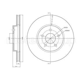 Bremsscheibe DF663 für JAGUAR