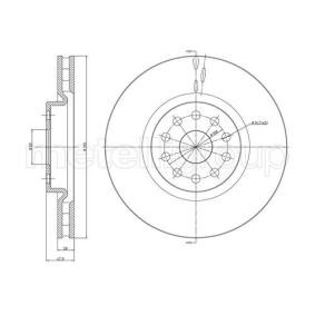 Bremsscheibe DF685 für LANCIA
