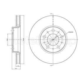 Bremsscheibe DF804 für S60 II (134) für 262,29 CHF