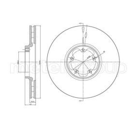 Bremsscheibe DF810 für FORD