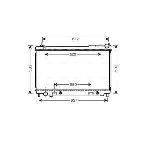 Acquista Radiatore motore da AVA COOLING SYSTEMS DNA2305 a buon mercato per soli 241,83 €