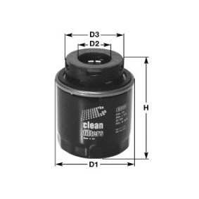 Køb Oliefilter af CLEAN FILTER DO5509 til den lave pris 112,59 DKK