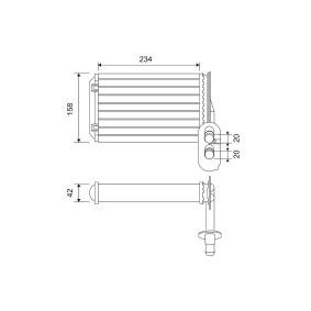 Wärmetauscher, Innenraumheizung 812031 von VALEO günstig für 43,82 € online kaufen