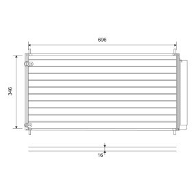 Klimakondensator 814205 von VALEO günstig für 119,55 € online kaufen