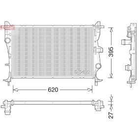 Kühler, Motorkühlung DRM06038