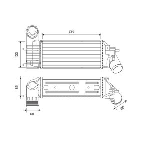 Köp Intercooler av VALEO 817437 till det låga priset 1442,02 kr