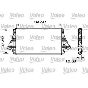 Köp Intercooler av VALEO 817729 till det låga priset 1344,22 kr