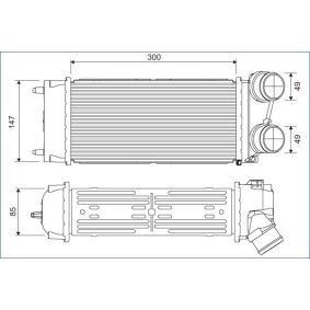 Köp Intercooler av VALEO 817845 till det låga priset 1445,36 kr