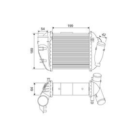 Köp Intercooler av VALEO 817870 till det låga priset 1685,32 kr