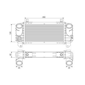 Köp Intercooler av VALEO 817872 till det låga priset 2011,69 kr