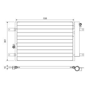 Klimakondensator 818004 für SEAT