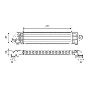Köp Intercooler av VALEO 818717 till det låga priset 4595,47 kr