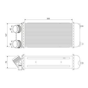Köp Intercooler av VALEO 818822 till det låga priset 1546,22 kr
