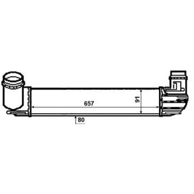 Köp Intercooler av VALEO 818878 till det låga priset 1389,47 kr